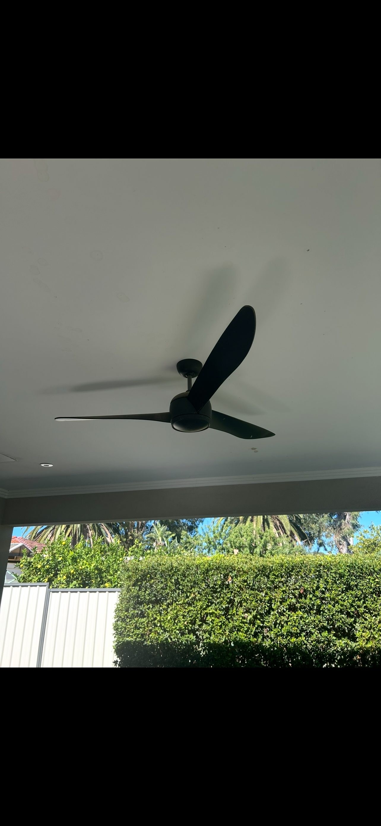 Ceiling fan installation